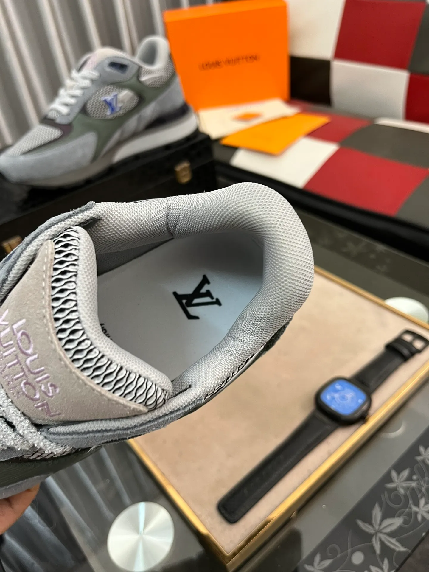 Men's Men's Shoes 💰660⌚️⌚️【LOUIS VUITTON) New 🍀LV Louis Vuitton*——LV classic dad shoes trendy shoes! Made of imported original soft calf leather, imported fly woven lining. Original wear-resistant rubber outsole! High quality products! Code number: 38-44